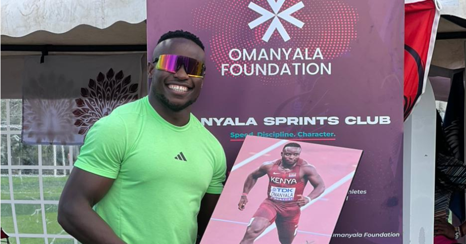 Omanyala determined to leave no holes as he grooms next crop of Kenyan sprinters