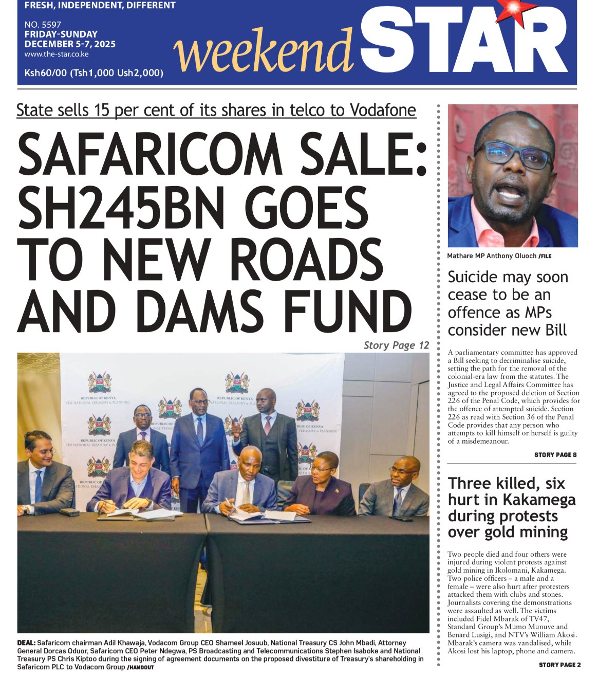 Briefs: Sh2bn: Price Kenya pays for AU and EAC