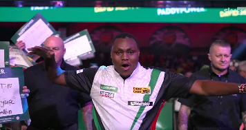 David Munyua makes history, wins hearts at World Darts event