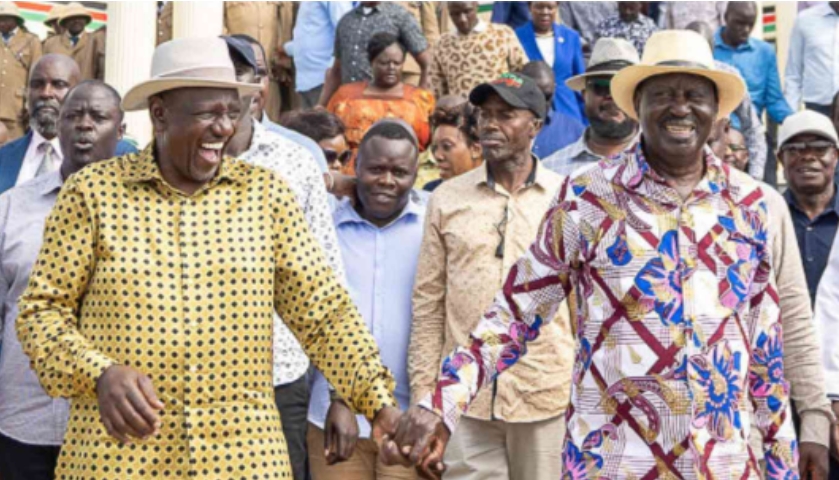 Poll: Ruto’s re-election would be harder without Raila