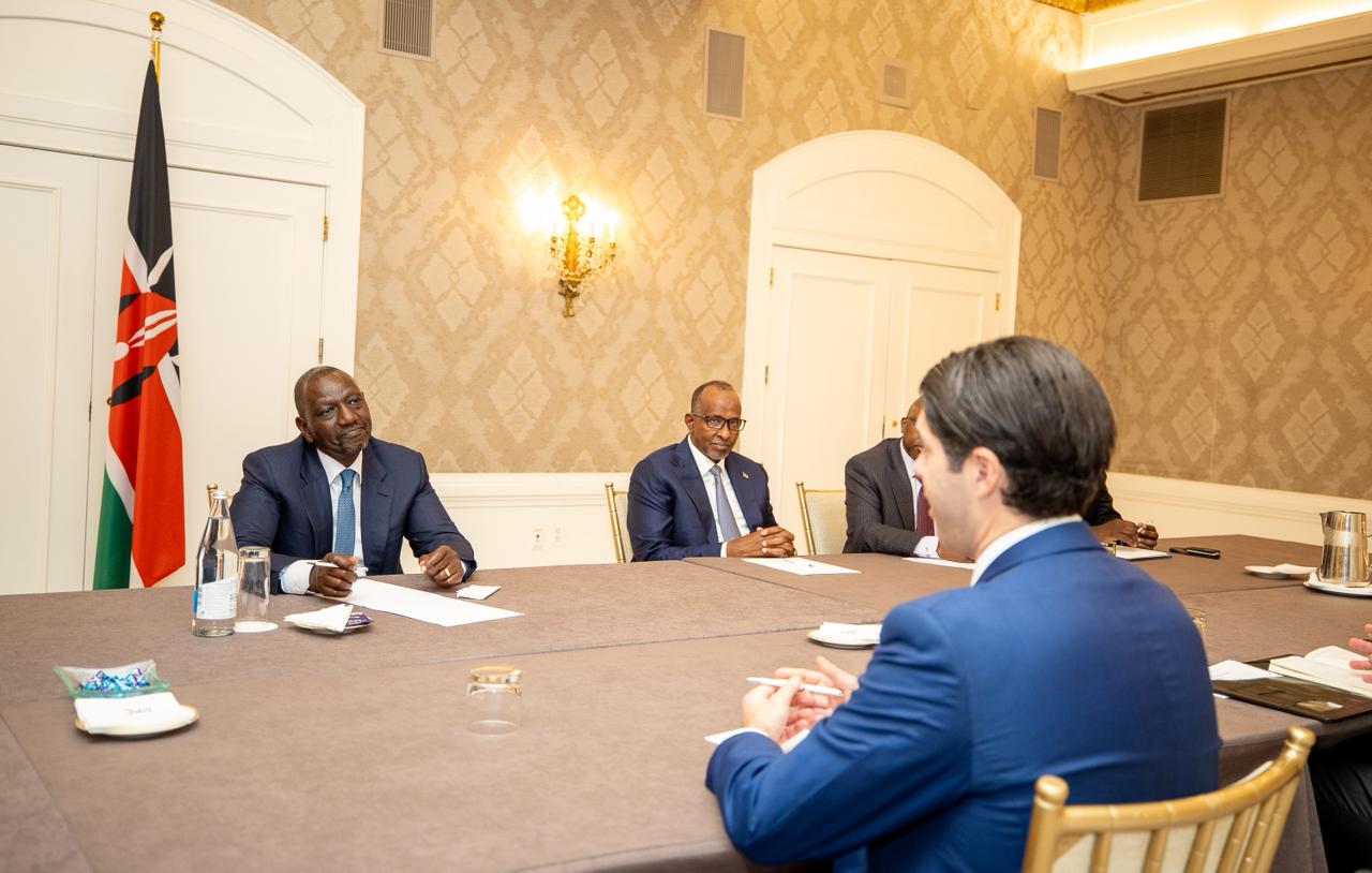 [PHOTOS] Ruto holds talks with International DFC CEO Ben Black