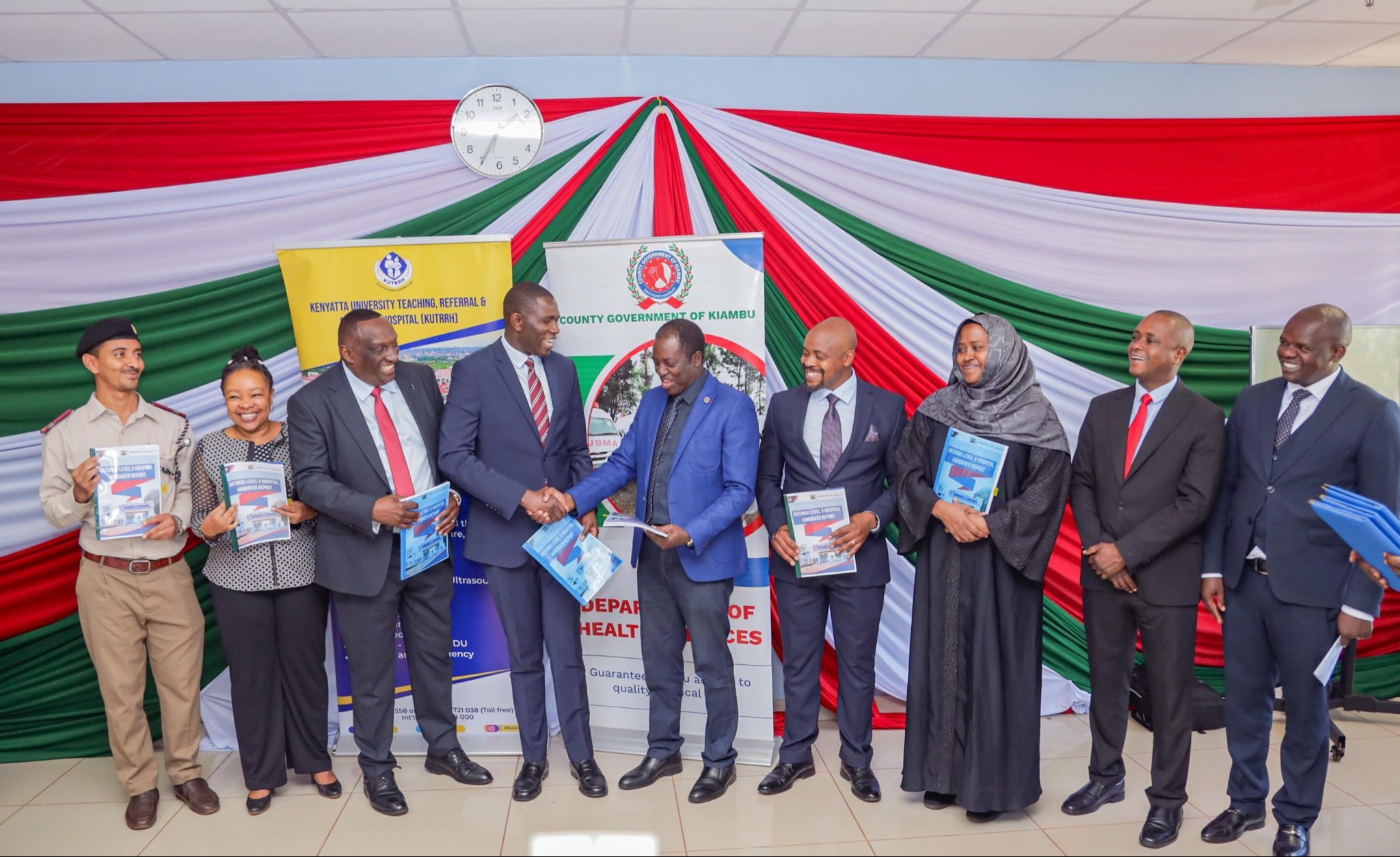 State hands over refurbished Gatundu Level 5 hospital to Kiambu county