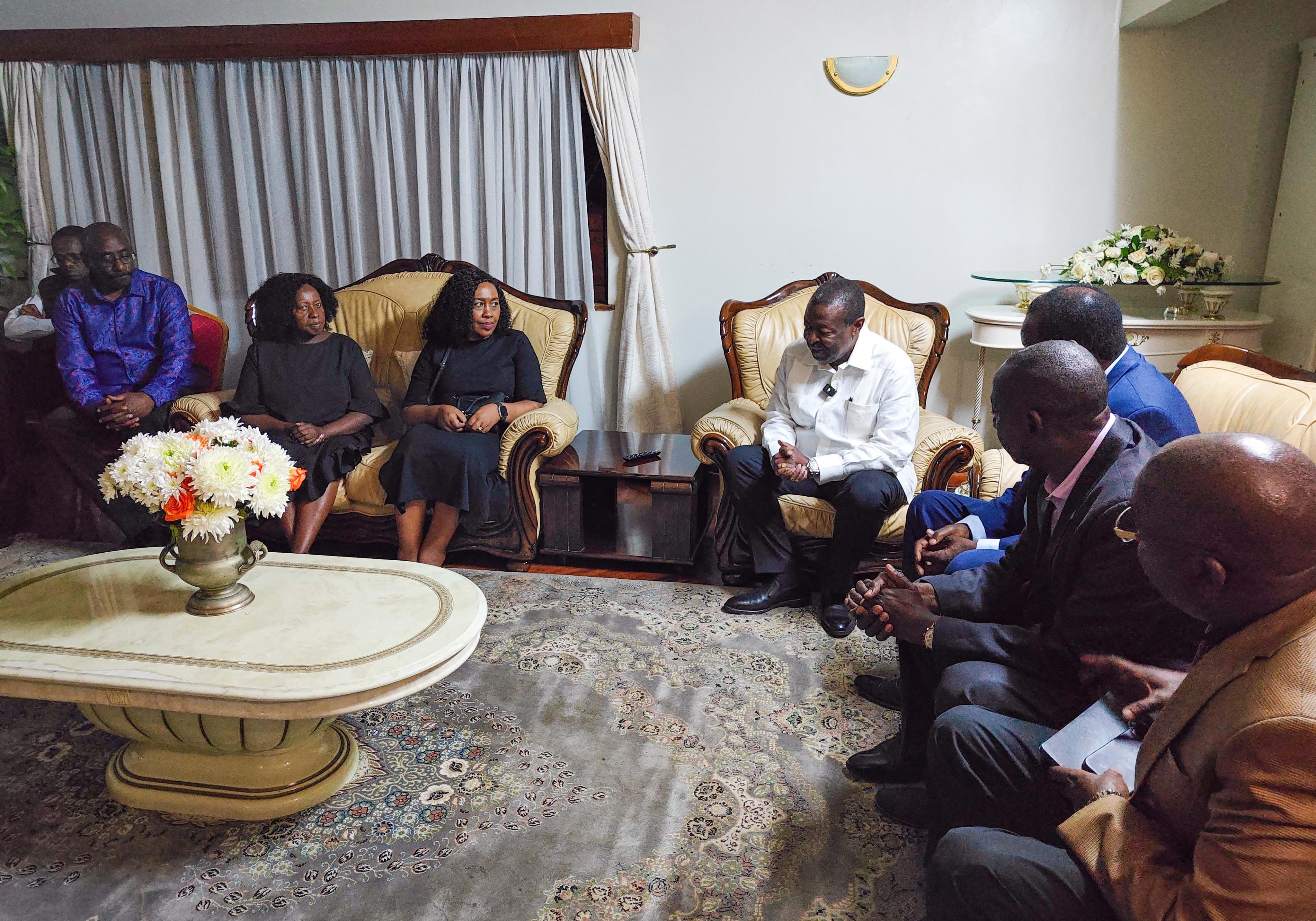 [PHOTOS] Mudavadi condoles with the Jirongos