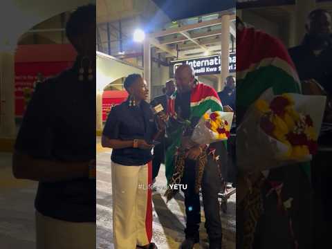 American Singer Joe Thomas has landed in Nairobi Kenya ahead of his concert at Uhuru Gardens