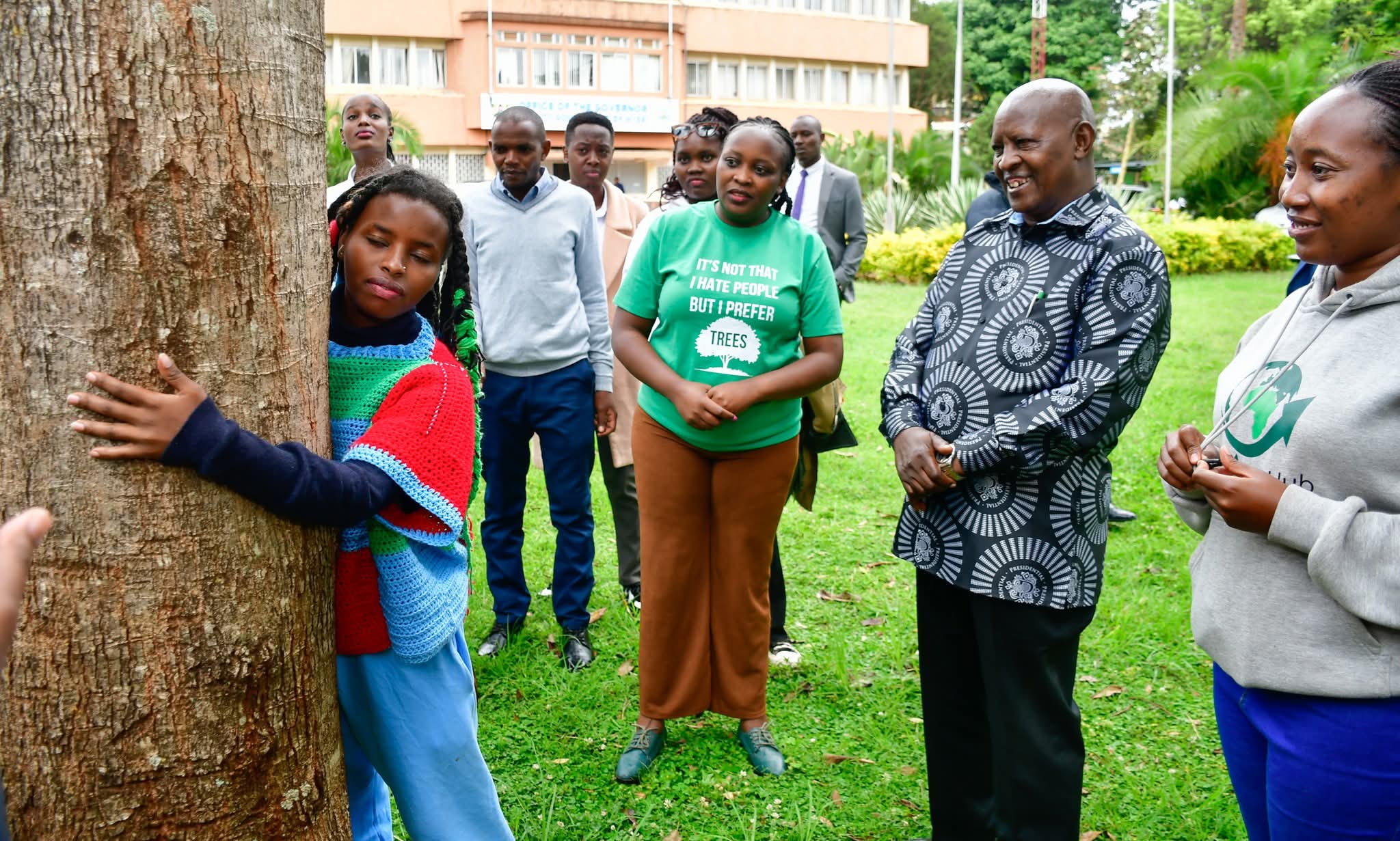 Two hours to go: Muthoni nears tree-hugging record