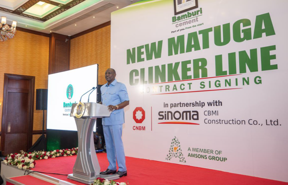 Ruto: Cement industry key to Kenya’s economy