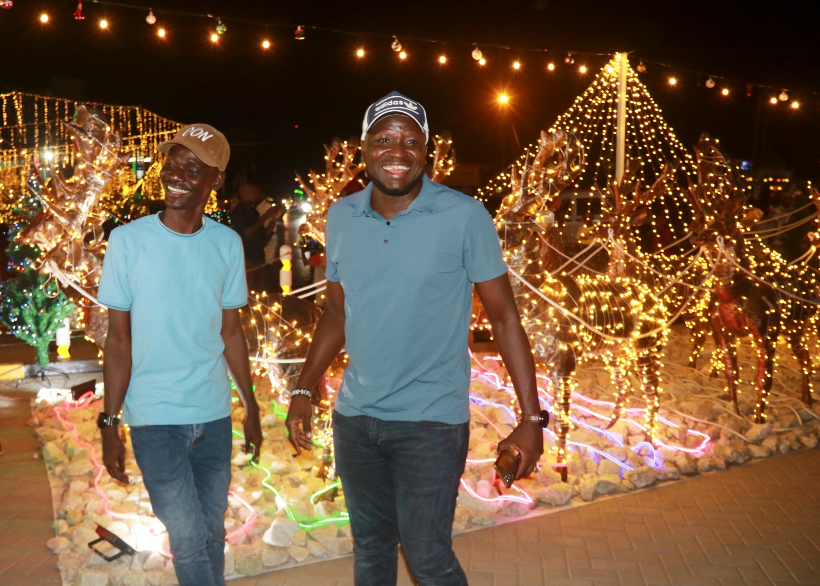 Mombasa's Makupa roundabout comes to life as festive season kicks in