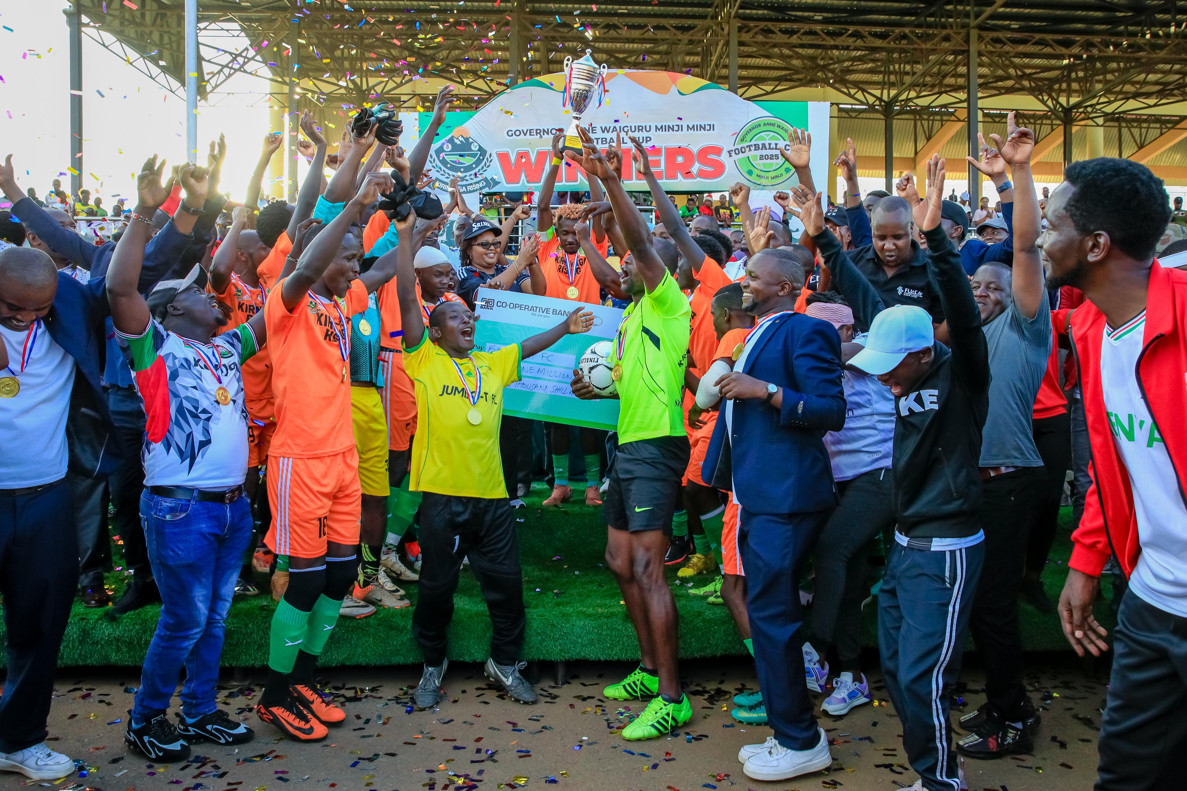 Kirinyaga Rising FC wins Waiguru’s Sh1.5 million football prize