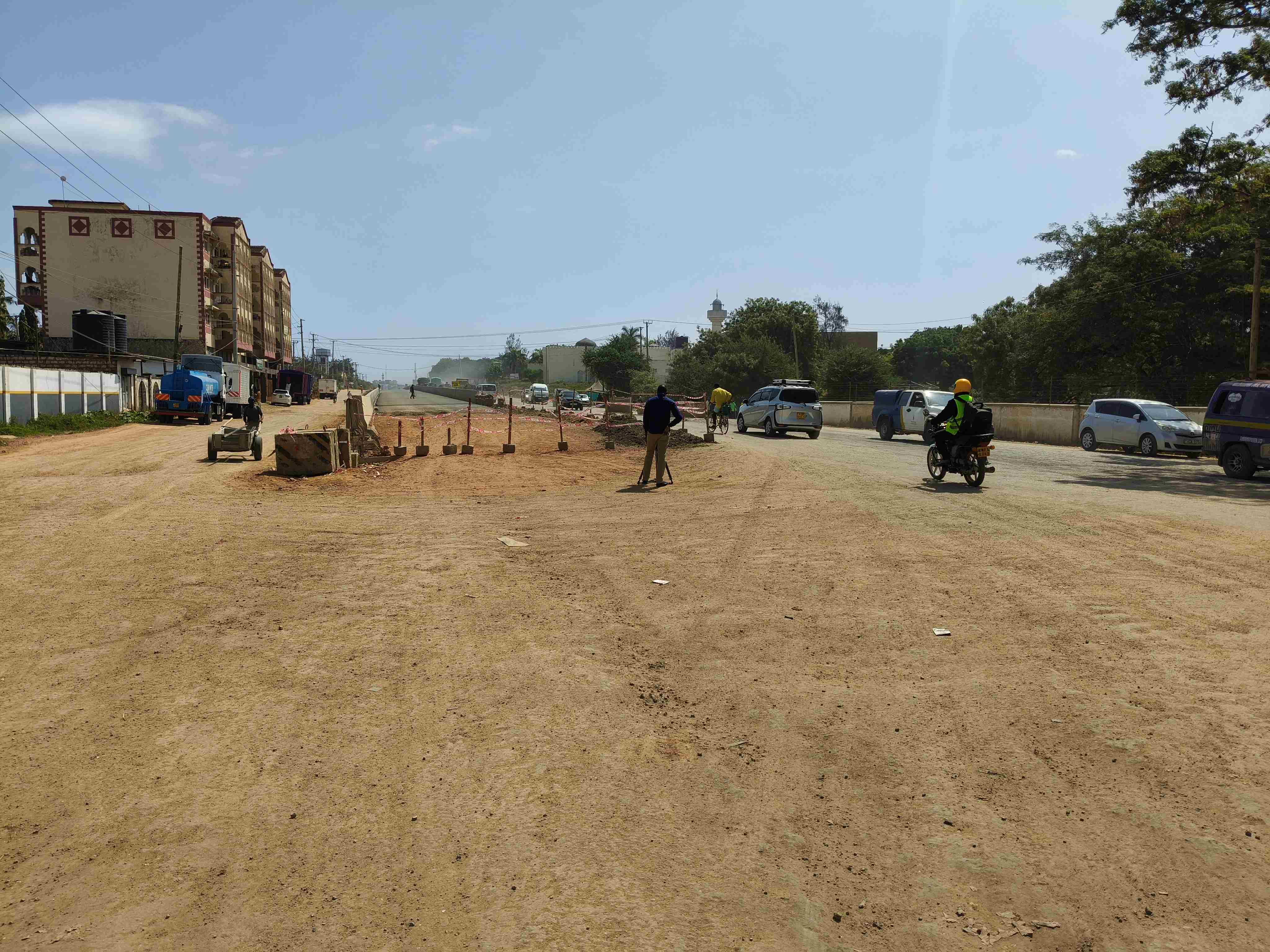 Mombasa activists protest the delayed completion of the Nyali bridge-Mtwapa road