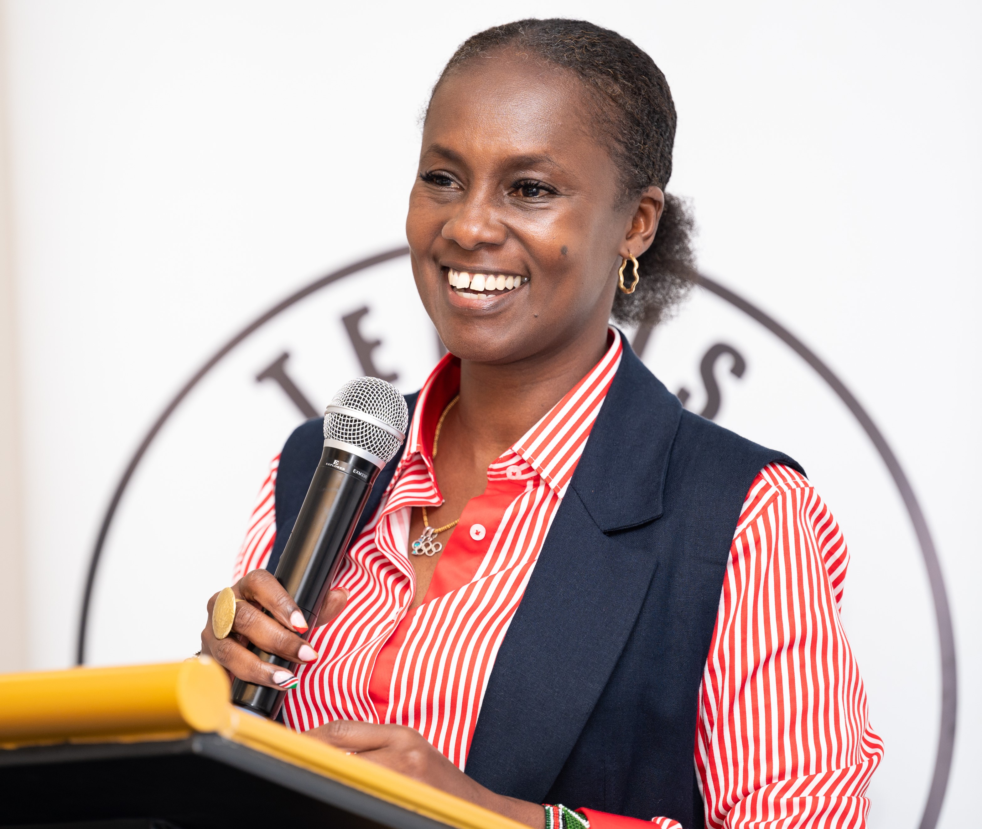 Newly elected Tennis Kenya President Wanjiru Mbugua