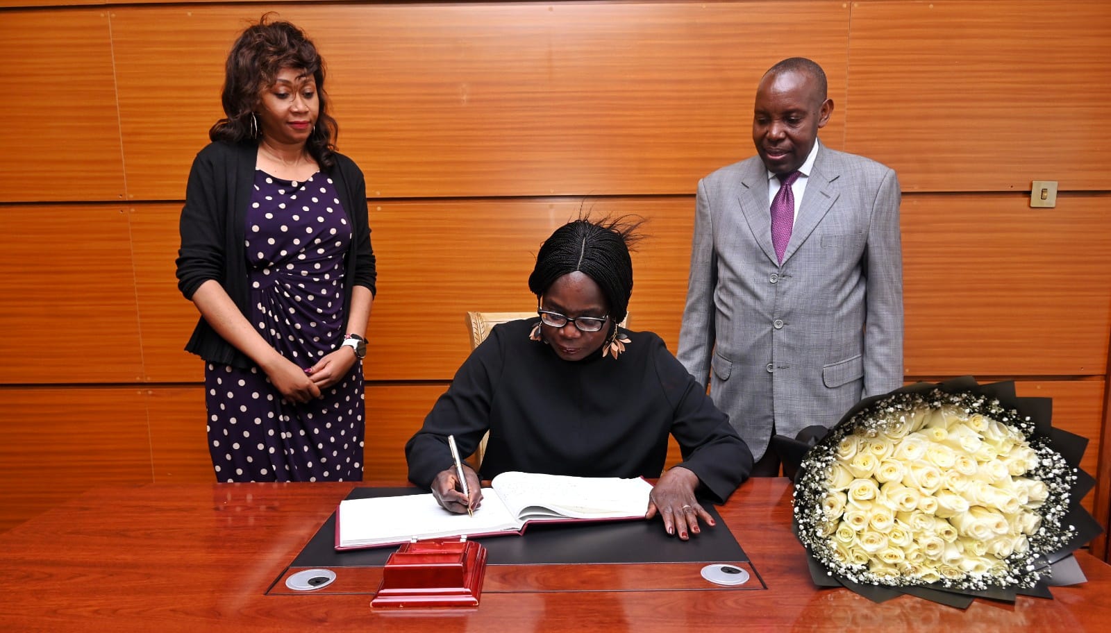 Kenya's ICJ judge Okowa jets in from Hague for official duty