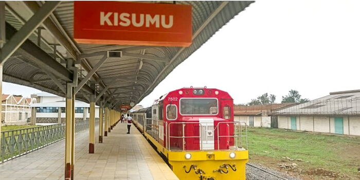 Kisumu train resumes festive season operations