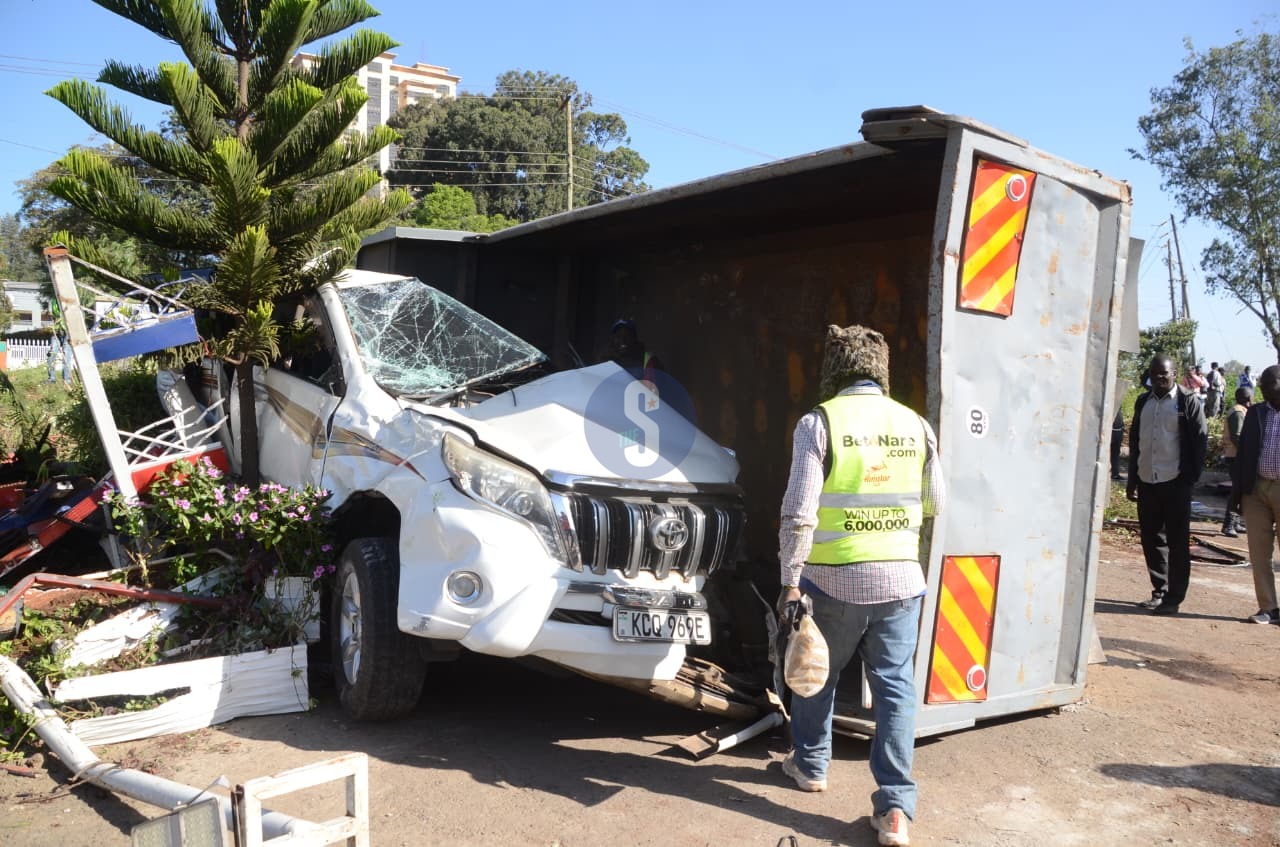 [PHOTOS] Crushed vehicles as Wamatangi's businesses demolished