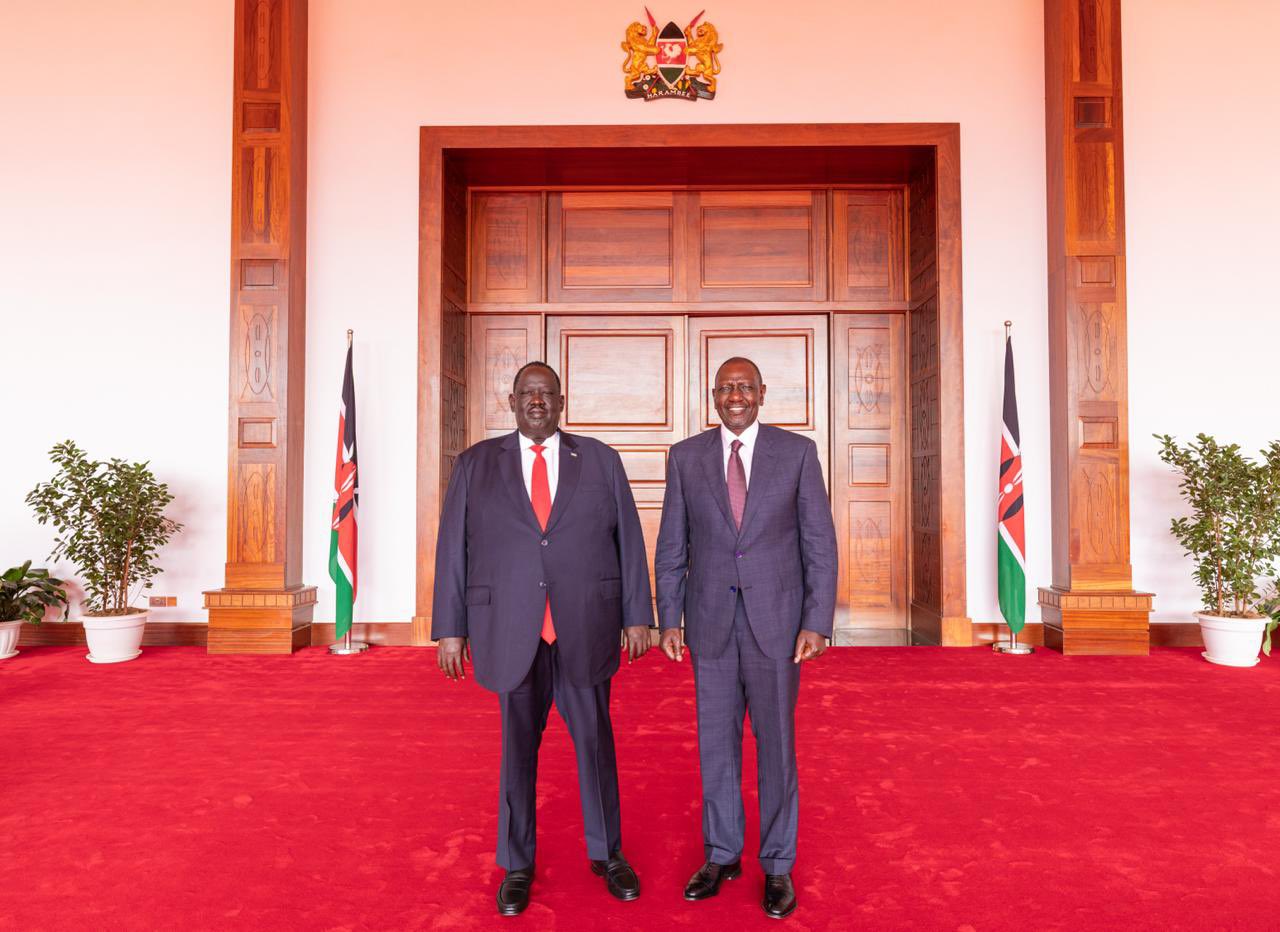 [PHOTOS] Ruto meets South Sudan Presidential Special Envoy Tut Gatluak