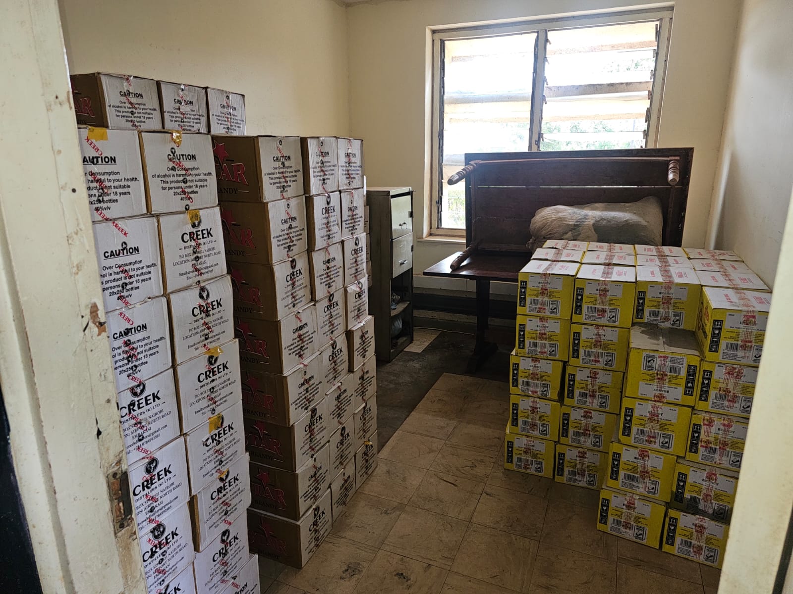 NACADA Raids Kapsabet Counterfeit Alcohol Ring, Seizes Volumes of Ugandan Brews