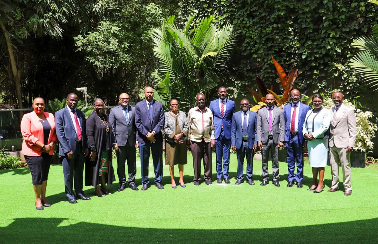 PS Oluga heads delegation in courtesy call to Oburu