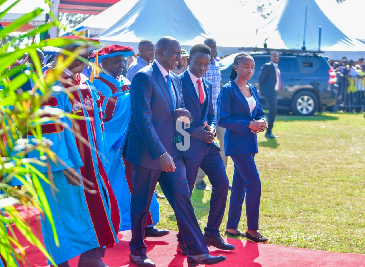 [PHOTOS] ‘Young but phenomenal’: Ruto lauds Uzima University at Graduation event