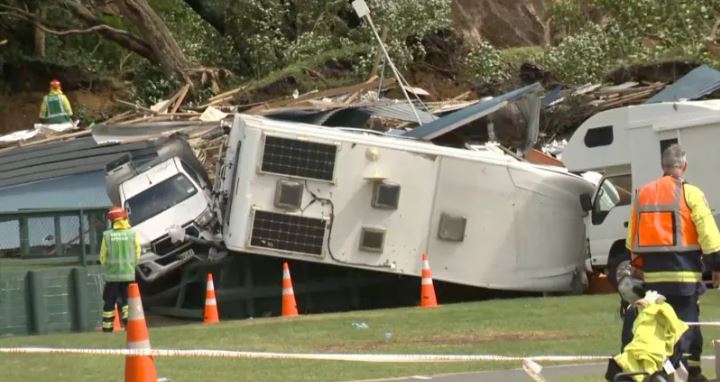 Two dead, several missing in New Zealand landslides