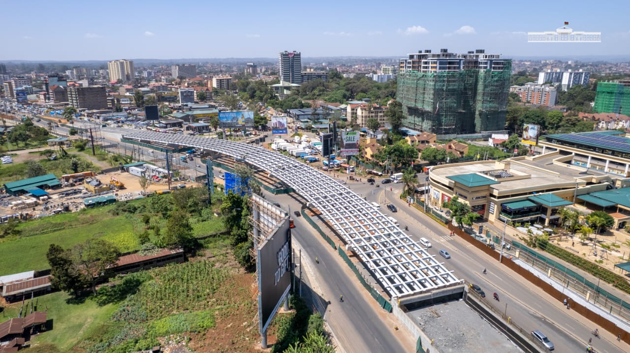 Ngong Road-Naivasha Road flyover takes shape