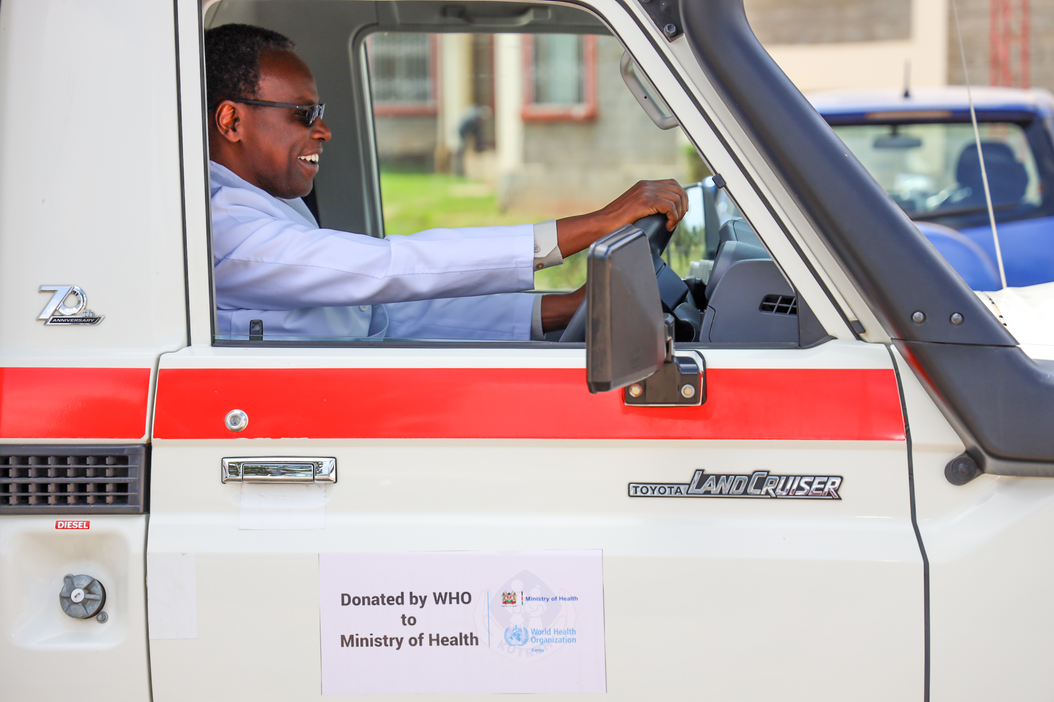 WHO donates advanced ambulance to KUTRRH