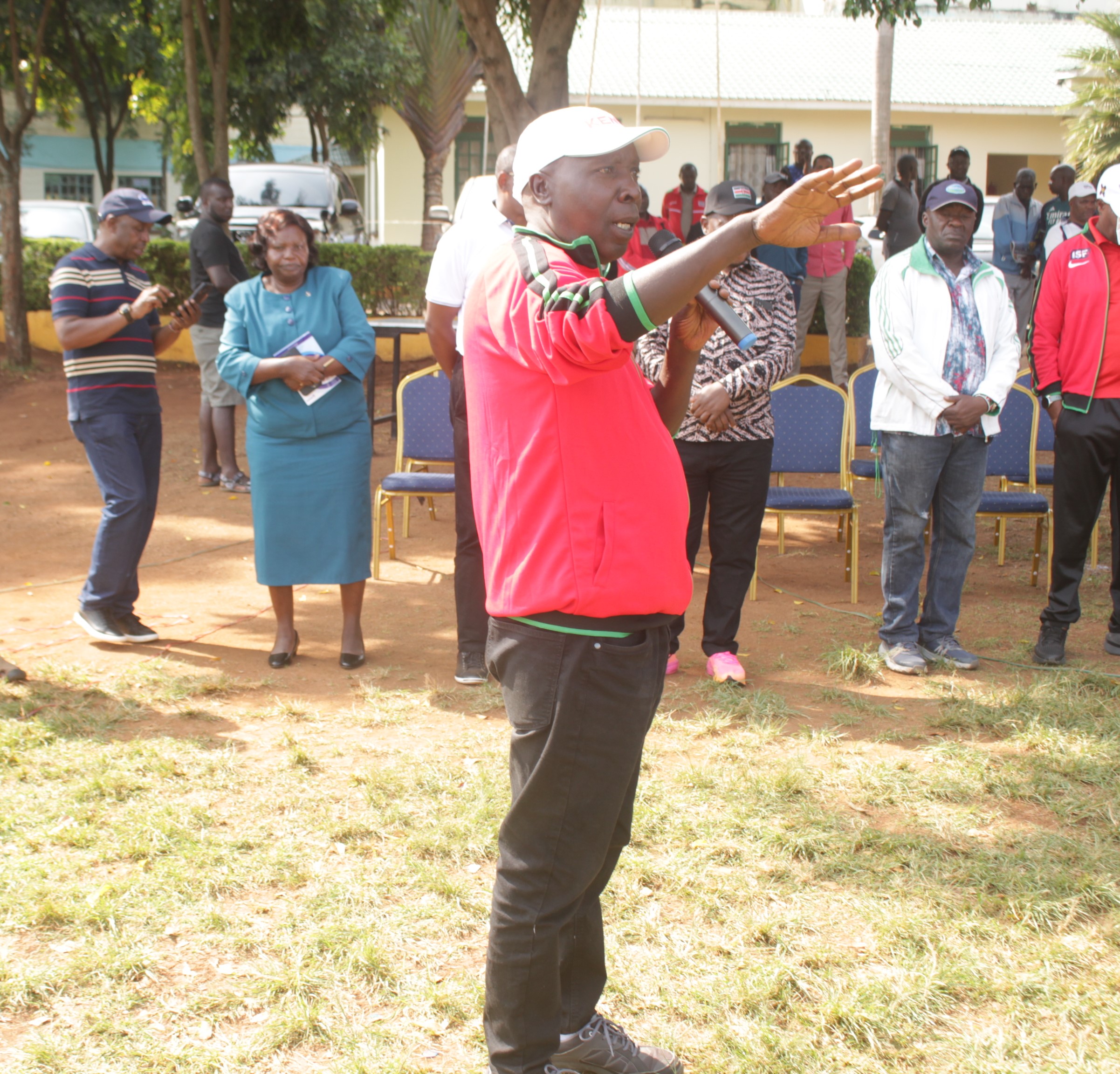 Kenya Secondary Schools Sports Association Secretary General David Ngugi.