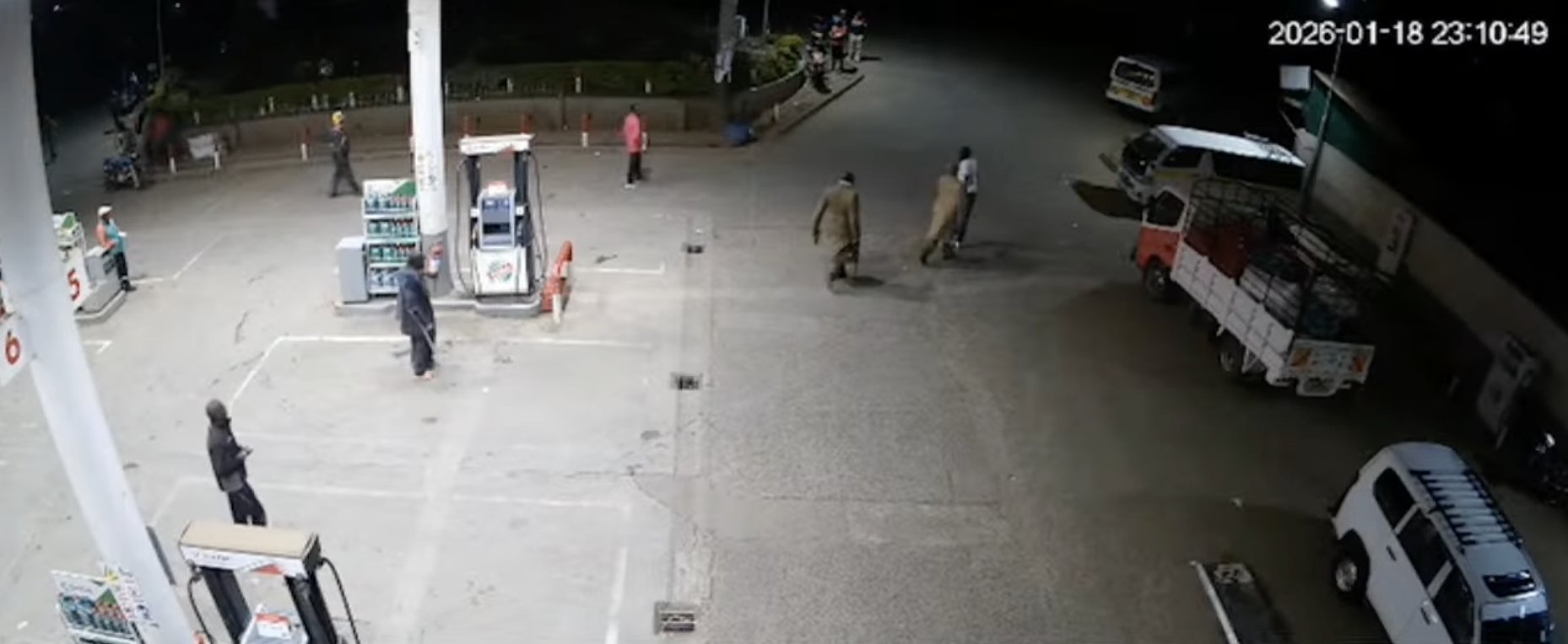 Viral CCTV footage // Screengrab