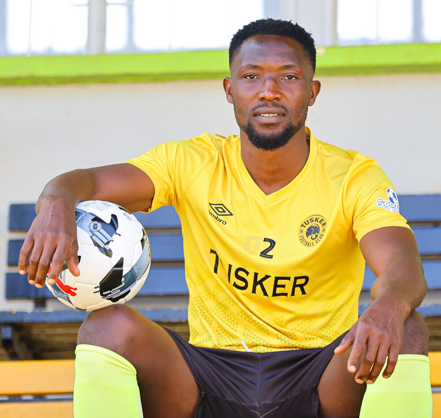Tanzanian striker Ibrahim Joshua during his unveiling following his his return to Tusker/HANDOUT