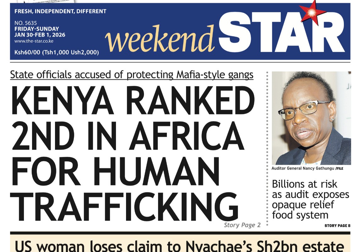 Kenya ranked 2nd in Africa for human trafficking