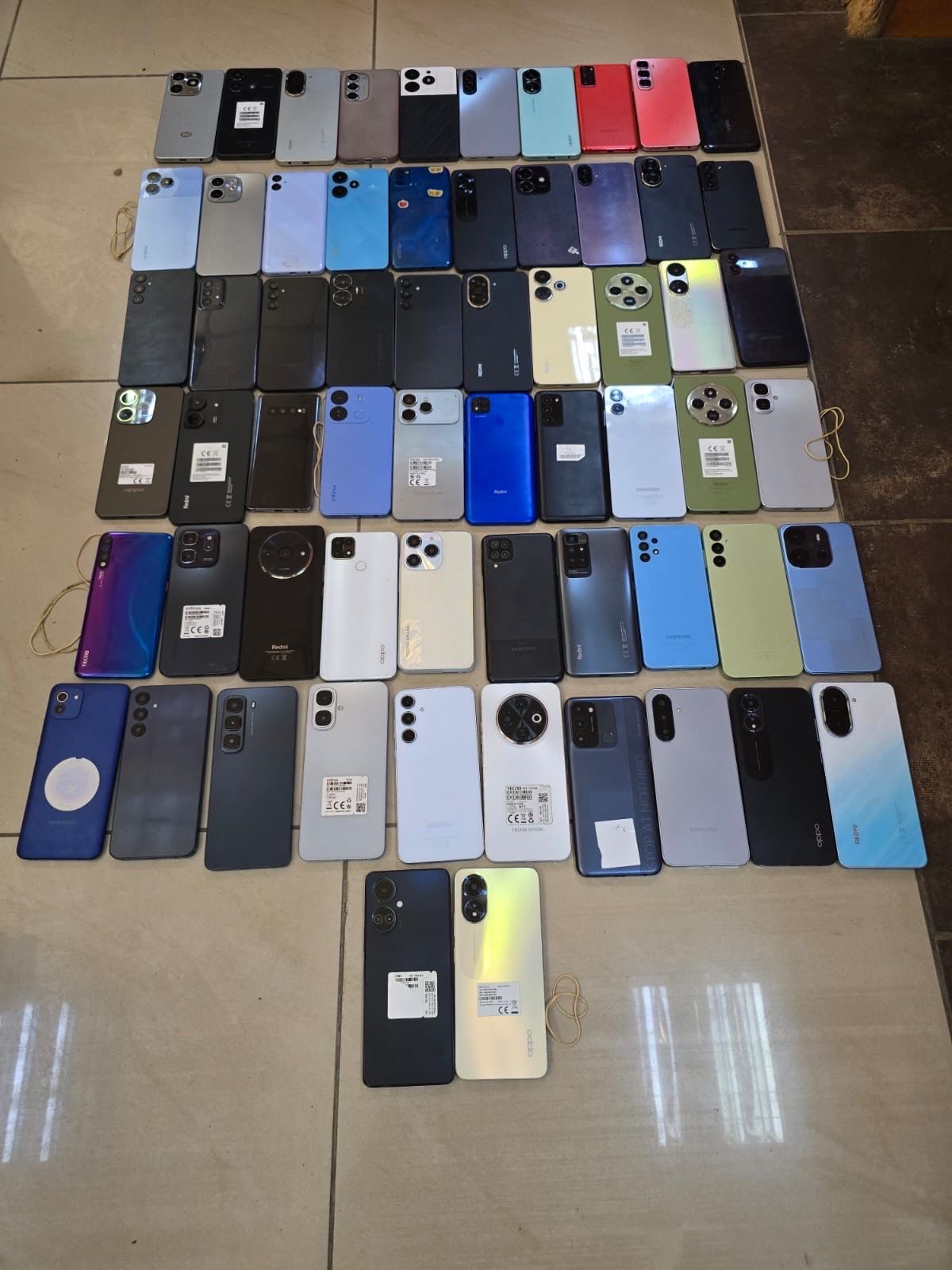 62 phones recovered as suspect flees DCI raid