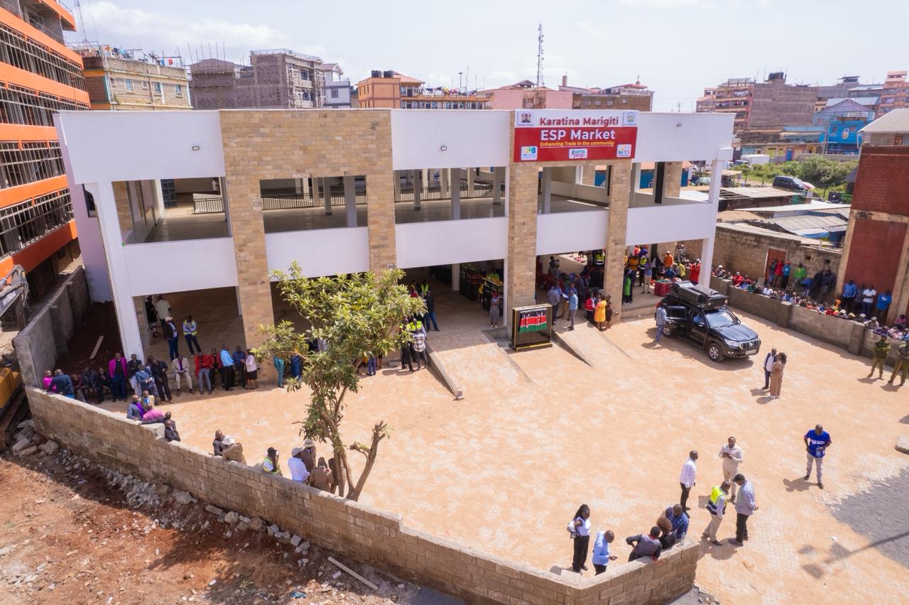 Mathira residents laud Ruto as he hands over ESP market