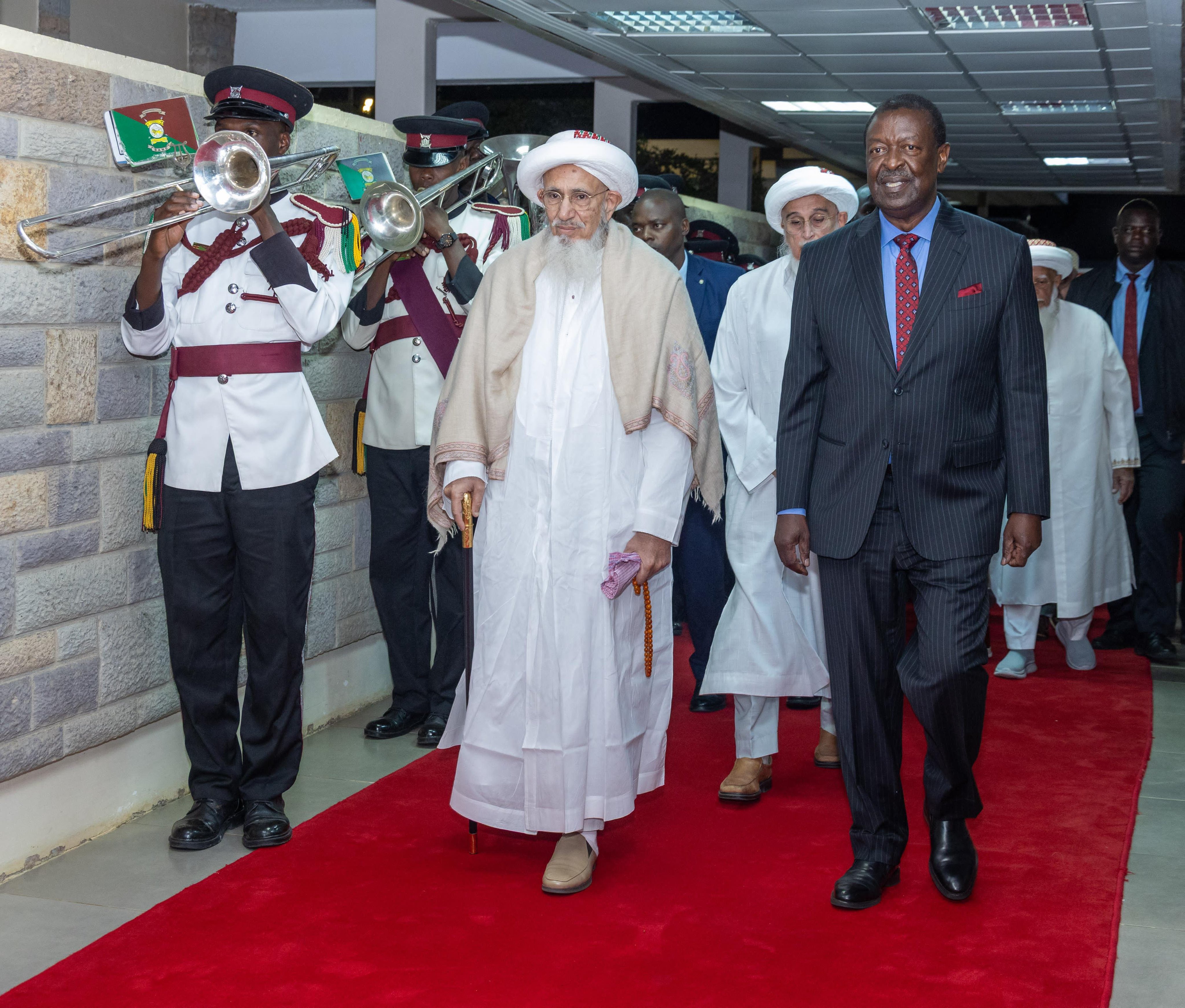 [PHOTOS] Mudavadi welcomes Dawoodi Bohra Spiritual Leader