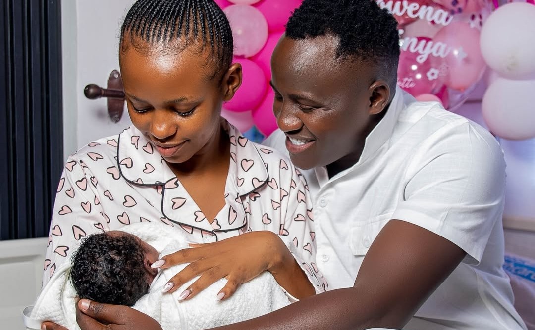Nicholas Kioko and Wambo Ashley Welcome a 3kg Baby Girl