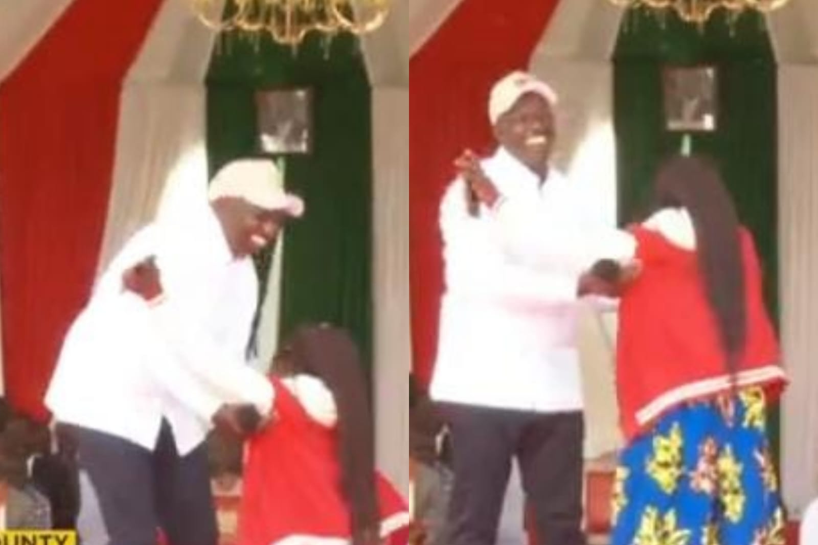 Woman drops to Ruto&rsquo;s knees, pleads for help to start laundry business at Kisii event