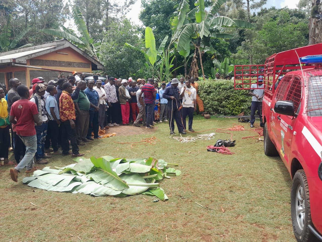 Man found dead in a borehole in Gatanga