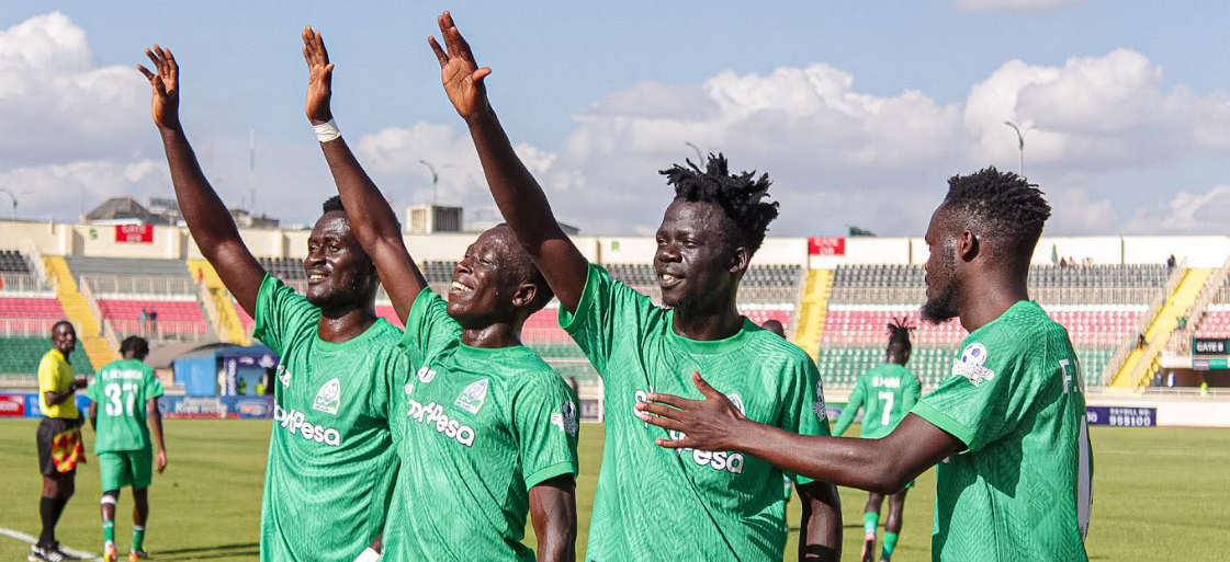 Gor Mahia players celebrate