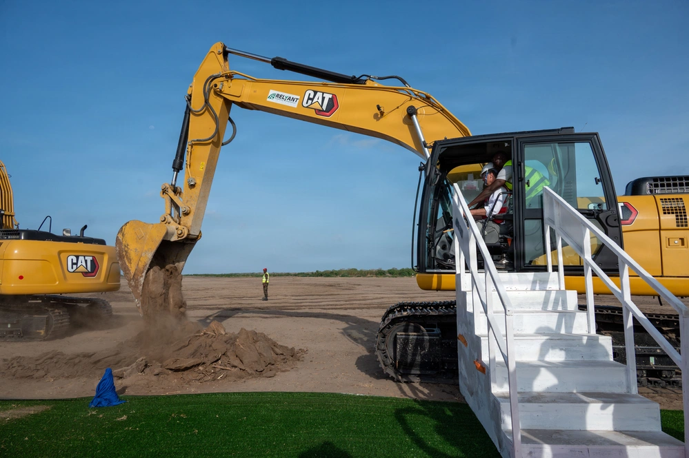 US, KDF break ground on expanded Manda airfield