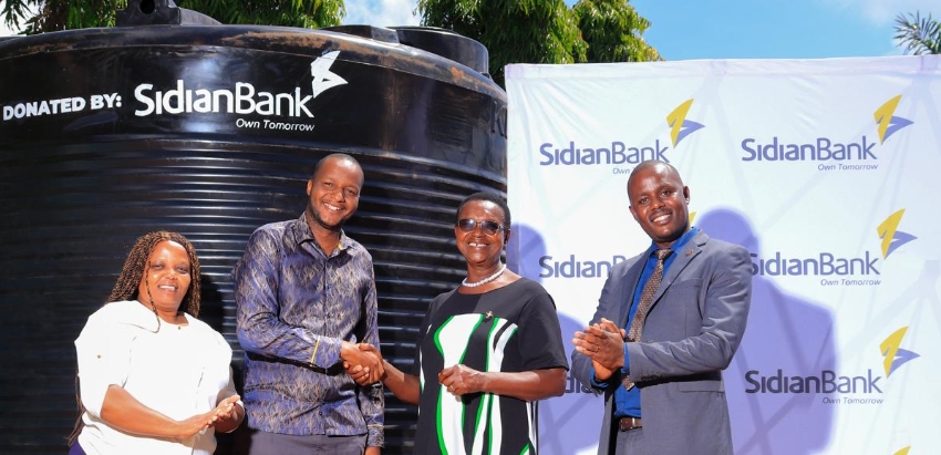 Sidian Bank rolls out plan to boost clean water access in Meru schools