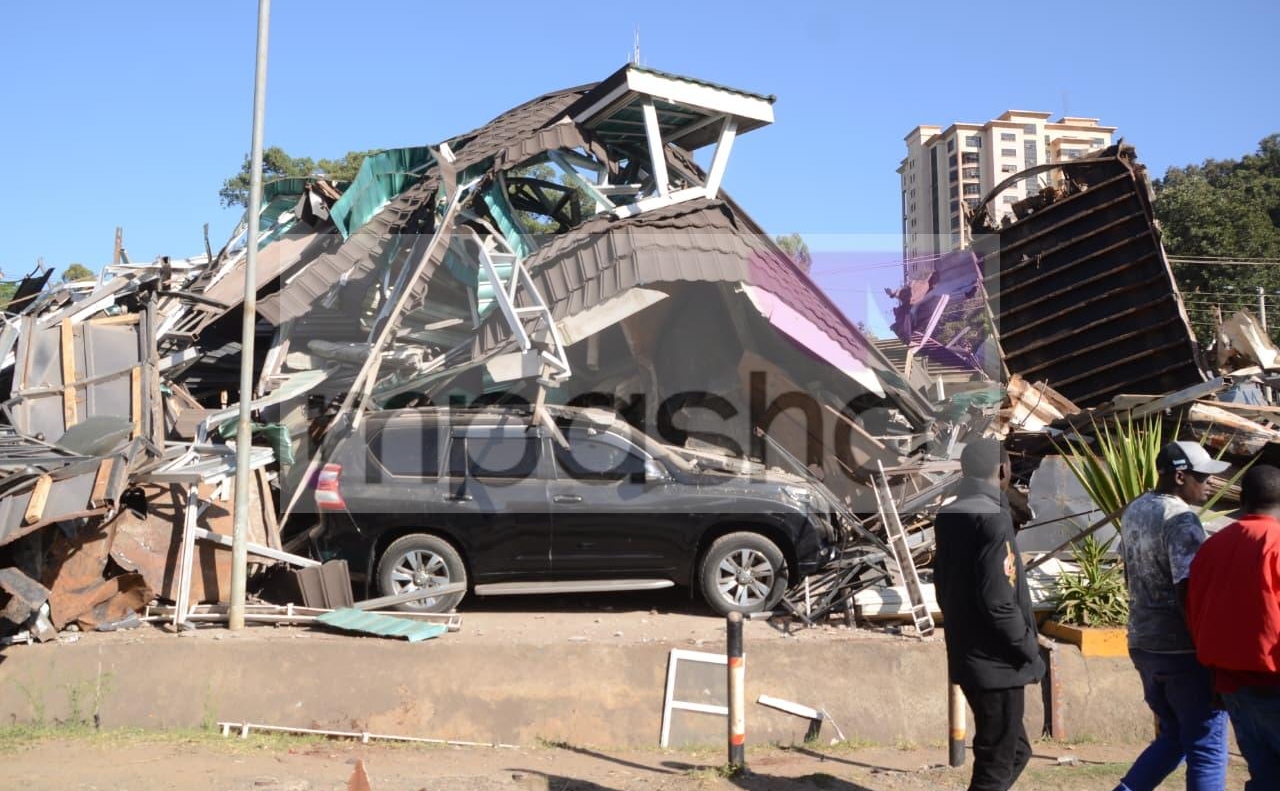 Kimani Wamatangi’s Nairobi businesses flattened // Douglas Okiddy