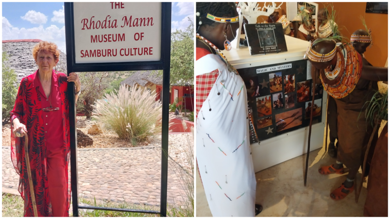 inside the museum preserving Samburu cultural artefacts