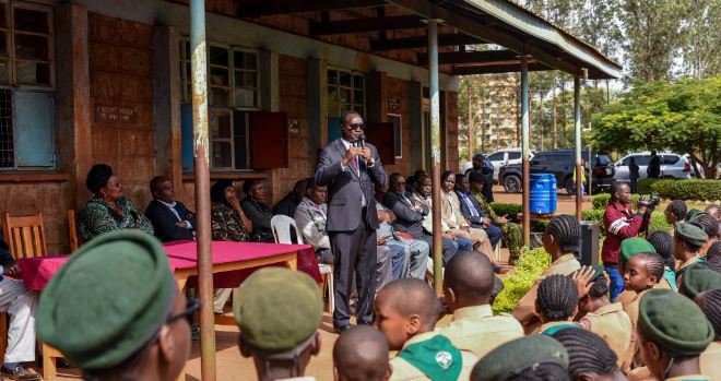 CS Ogamba oversees Grade 10 transition