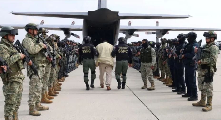 Mexico sends 37 accused drug gang members to US