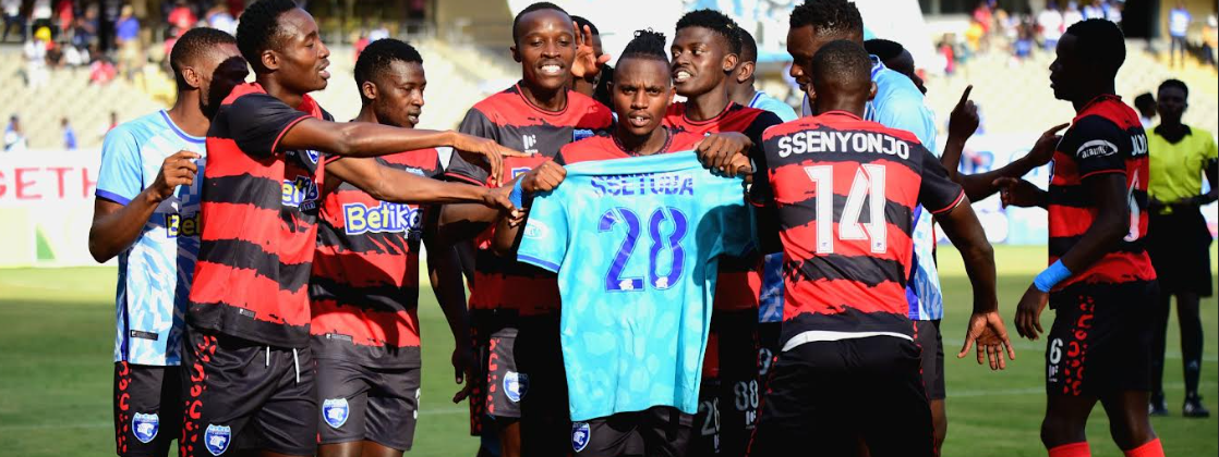 AFC Leopards players celebrate/ HANDOUT