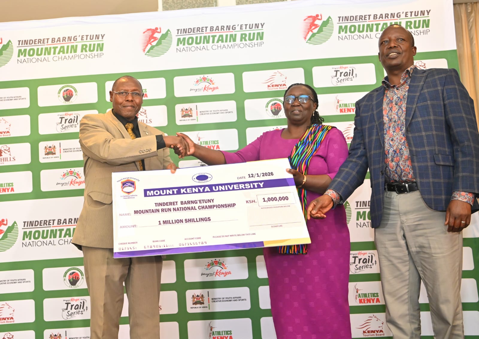 MKU sponsors Tinderet Barngetuny Mountain Run