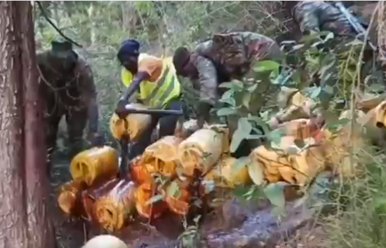 Police destroy 3,010 litres of illicit brew in Nandi