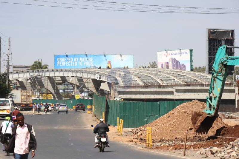 [PHOTOS] Ngong-Naivasha Flyover takes shape