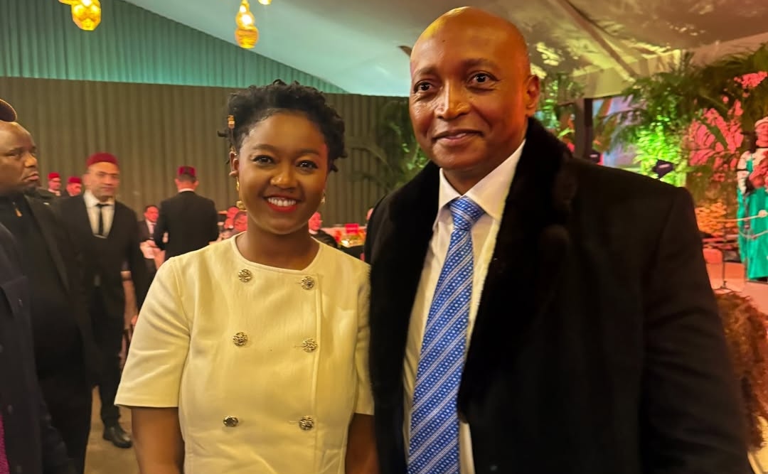 How Nana Owiti Spent Her 3 Minutes of Fame with CAF President