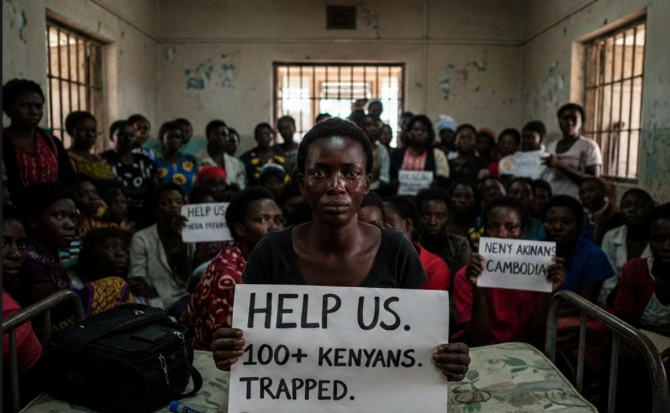 Kenyan woman issues urgent distress call from Cambodia