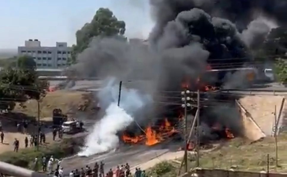 Avoid Southern Bypass: Section of Highway Closed After Tanker Explosion