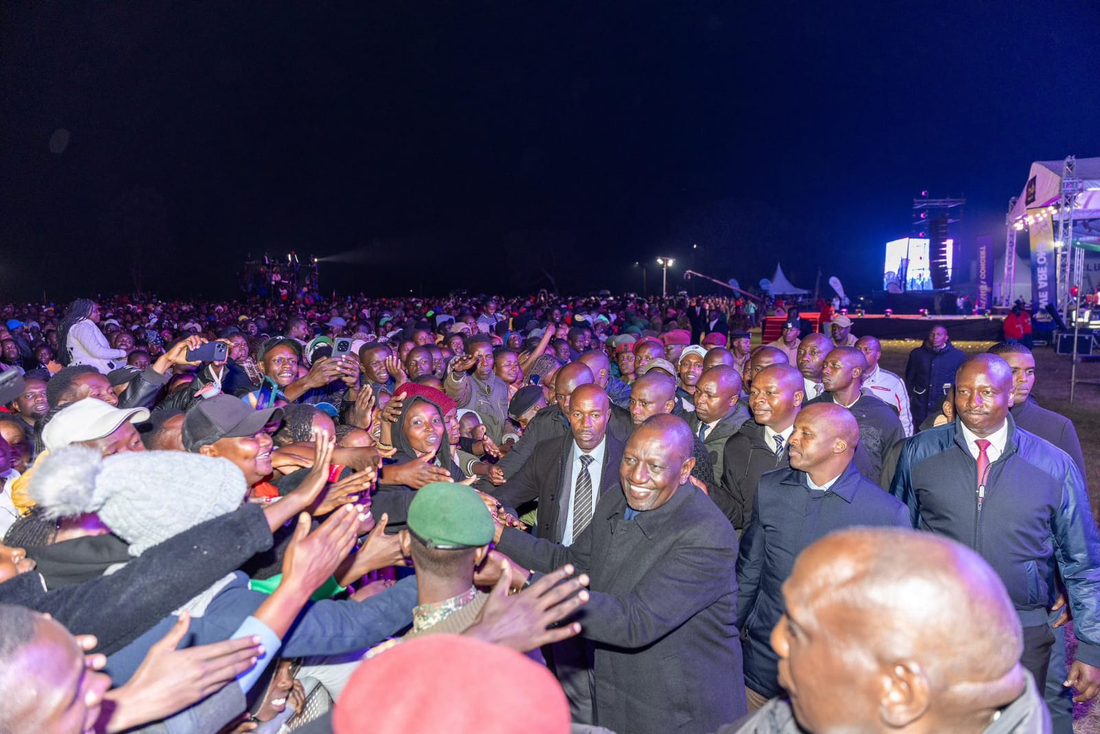 [PHOTOS] Ruto joins Kenyans on New Year&rsquo;s Eve