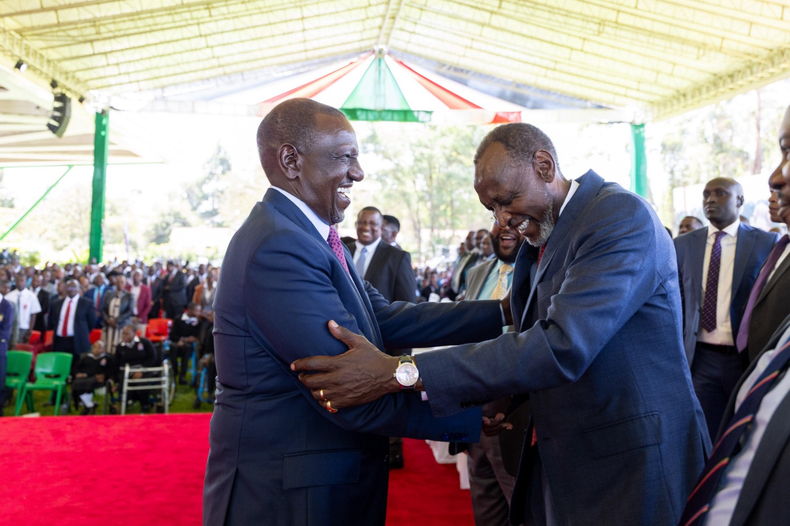 Ruto meets Muhoho Kenyatta at State House